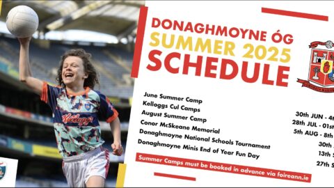Our upcoming summer schedule!