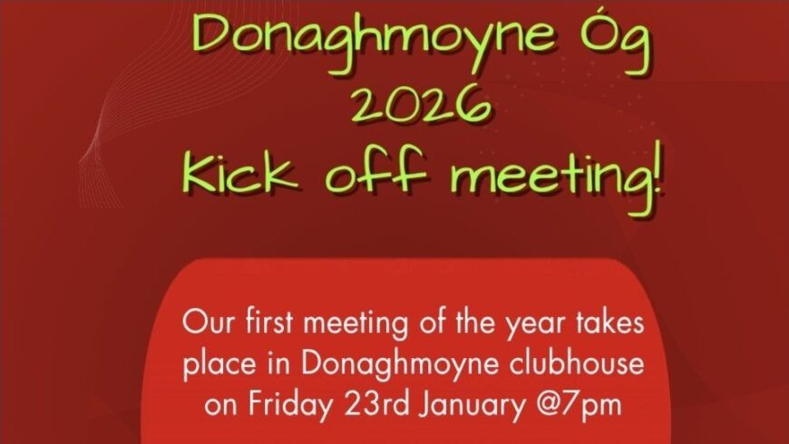 Donaghmoyne Og Kick Off Meeting