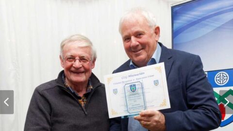 Gene McBride Awarded Club Volunteer Recognition Award Dec 2025